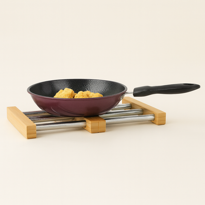 Shengya Wooden Expandable Wok Stand