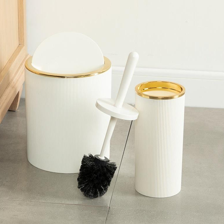 Elite Ribbed 2-Piece Bathroom Set (173) By Duman