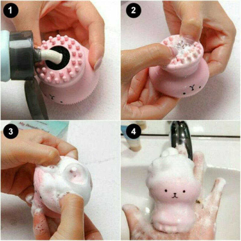 Jelly Fish Shape Facial Scrubber