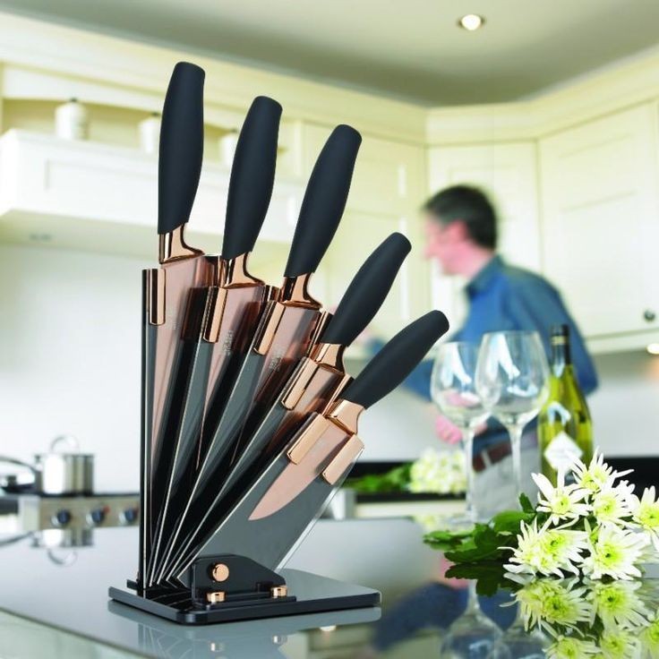 6Pcs Knife Set With Stand