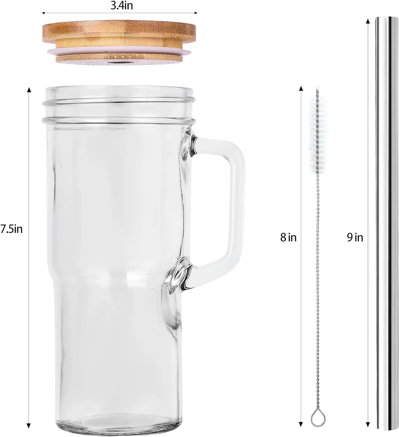 Stanley Style Glass Tumbler