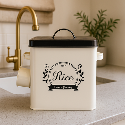 5L Airtight Rice Storage Container with Scoop