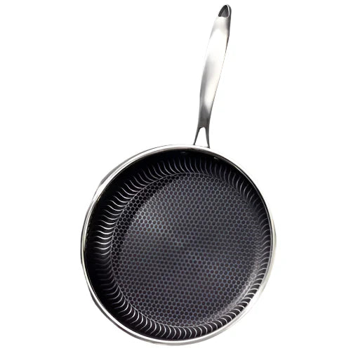 Honeycomb Laser Coated Stainless Steel Frying Pan