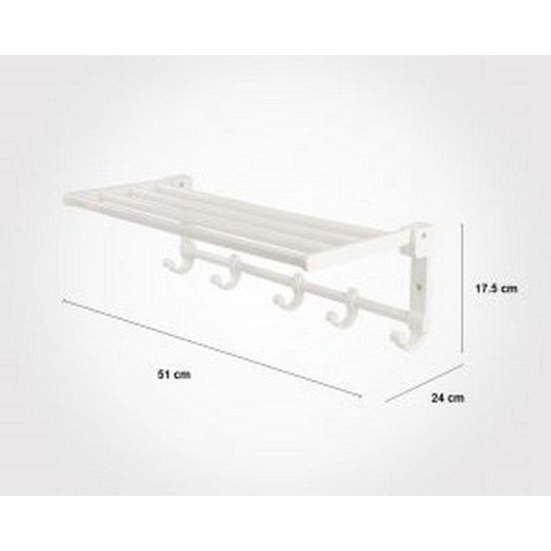 Limon Towel & Clothes Rack with Adjustable Hangers – Space-Saving Multi-Bar Drying Stand (1940) | Adornia.pk