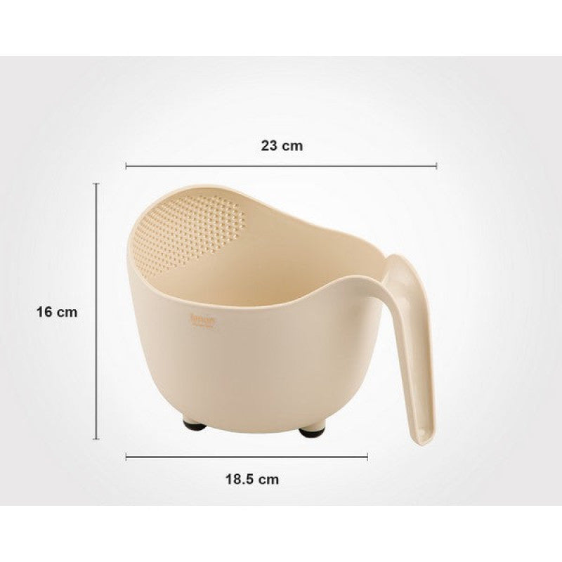 Limon Fruits & Vegetables Wash Bowl with Drainer – Multipurpose Kitchen Colander & Strainer | Adornia.pk