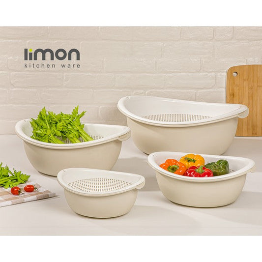 Limon Bowls & Colander 8 Pcs Set