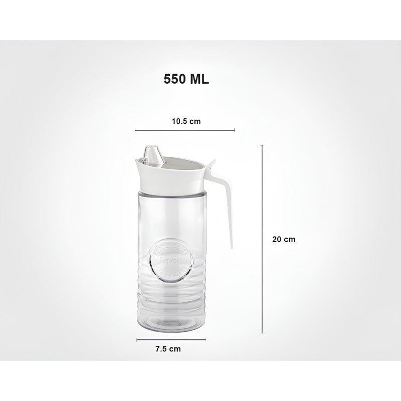 Rustic-Style Glass Oil Bottle – Elegant Kitchen Storage & Pourer | Adornia.pk