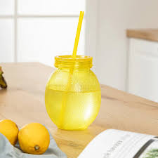 3 Pieces Straw Cup - 300ml