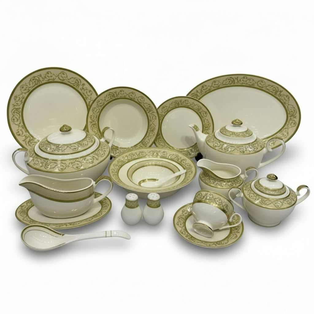 Yamasen Japan Dinner Set of 75 Pieces – 8-Person Serving 103 Pieces – 12-Person Serving