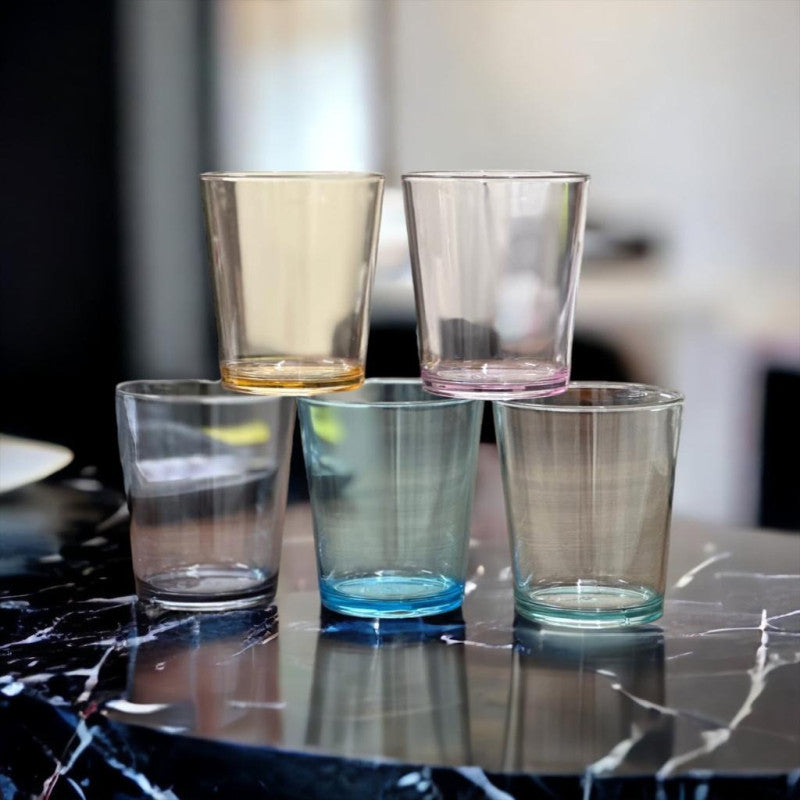 6 Pcs  Unbreakable Premium Drinking Acrylic Glasses