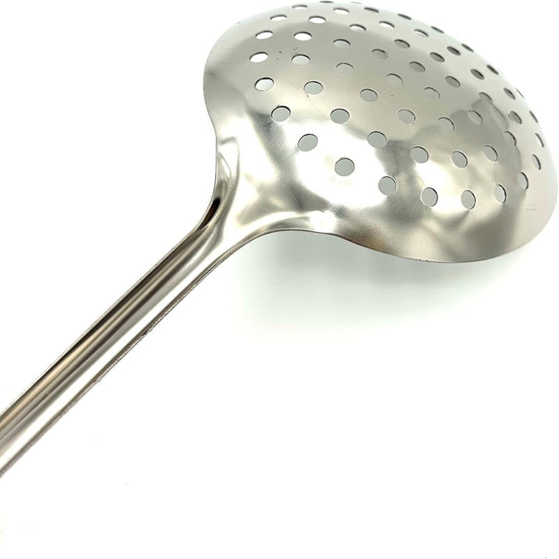 Stainless steel Woden Handel rice with fary spoon.