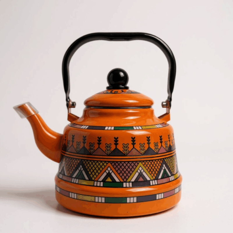 Enamel Kettle 2.5 Ltr | Decorative Tea and Water Kettle with Handle | Adornia Pakistan