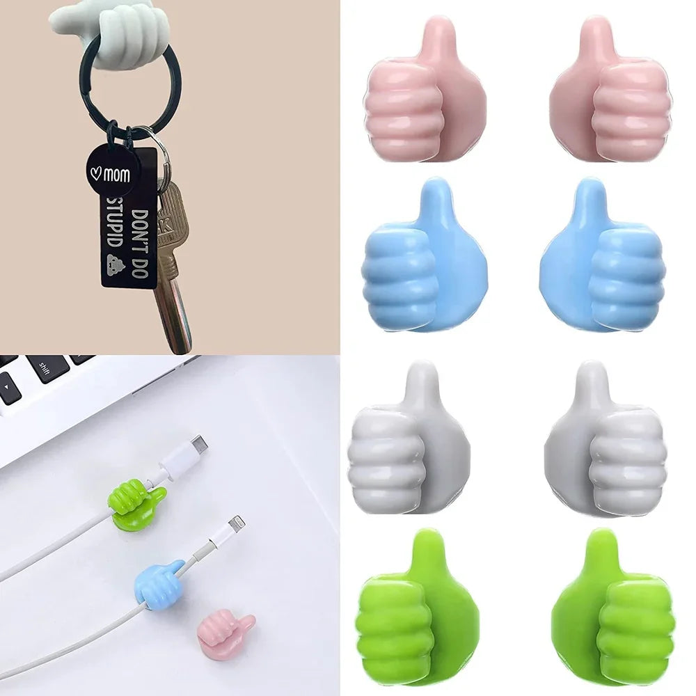 Wall Mounted Silicone Thumb Holder (Pack of 10)