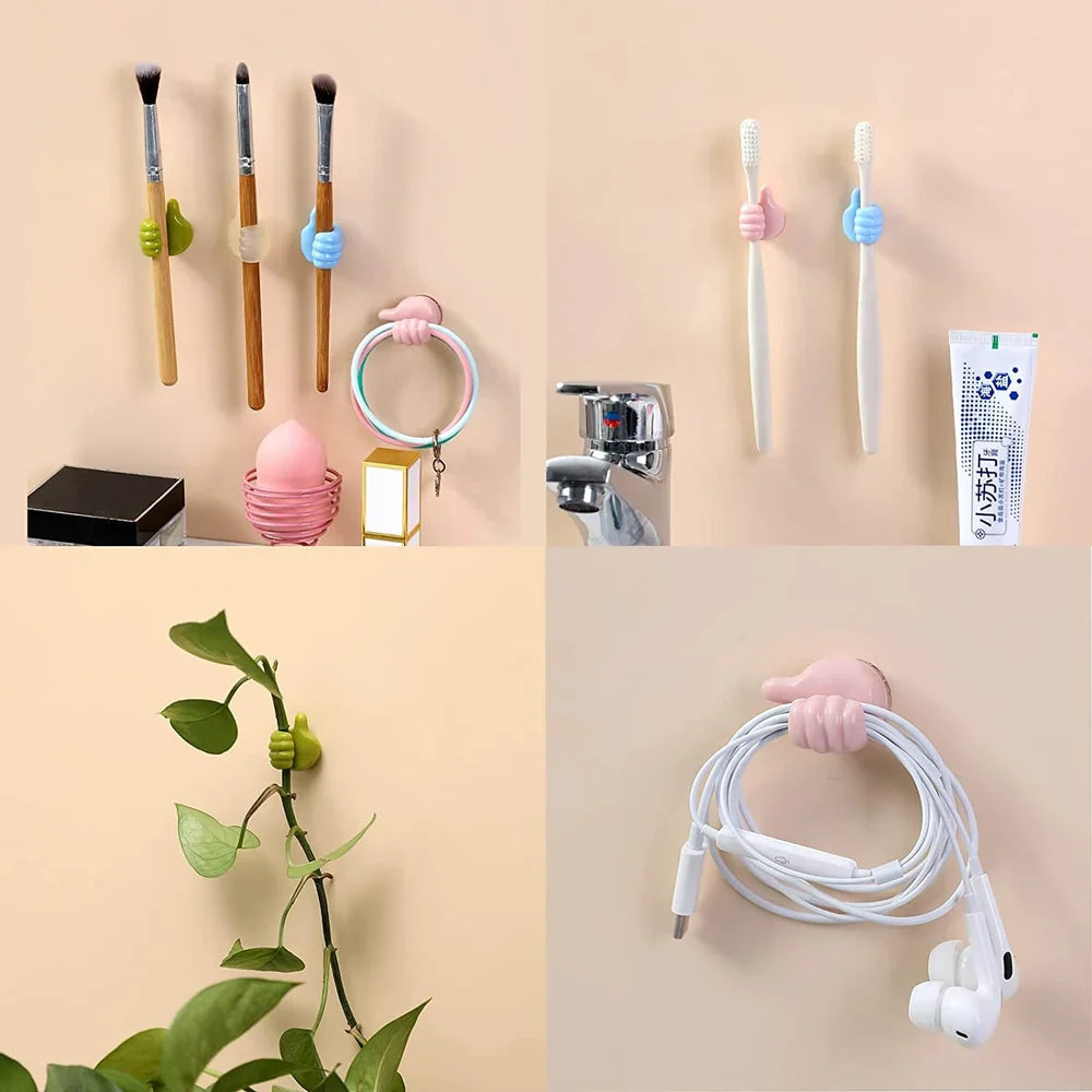 Wall Mounted Silicone Thumb Holder (Pack of 10)