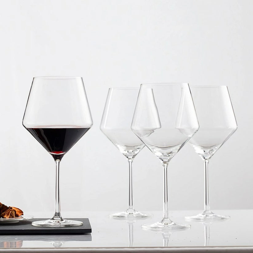 Set Of 6 Stone Wine Glasses