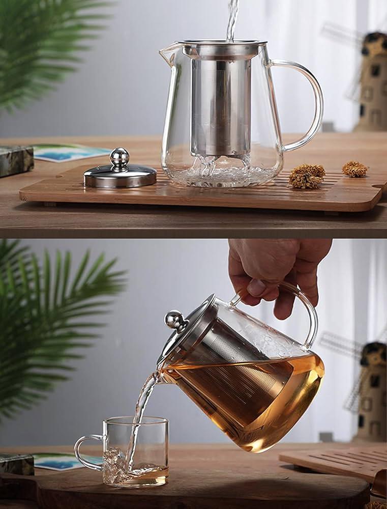 Transparent Fire Proof Glass Kettle