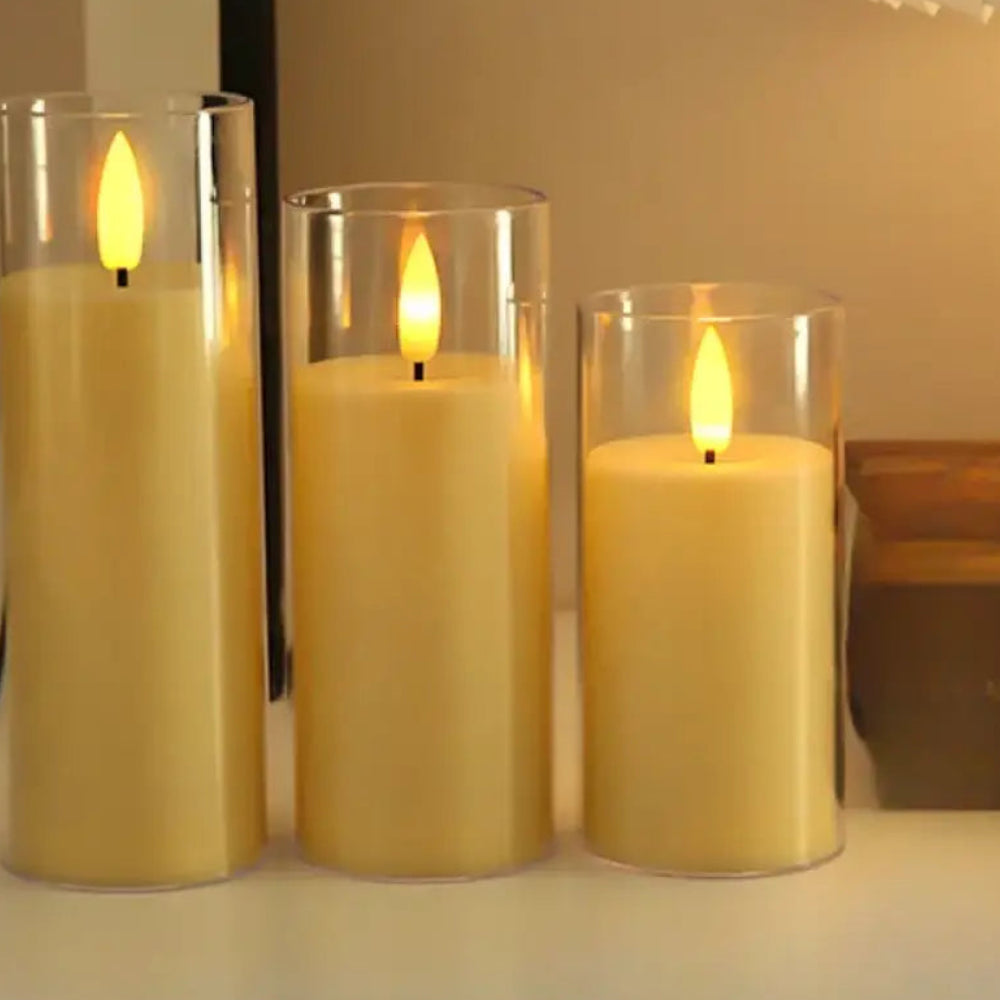 LED ACRYLIC CUP CANDLE LAMP – AMBIENT PARTY & WEDDING DECOR