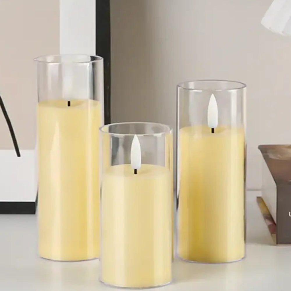 LED ACRYLIC CUP CANDLE LAMP – AMBIENT PARTY & WEDDING DECOR