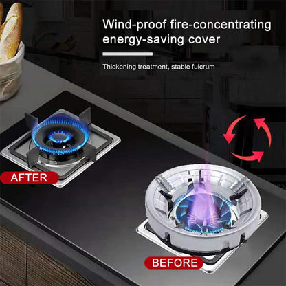 Home Gas Stove Fire And Windproof Energy Saving Stand (Metal)