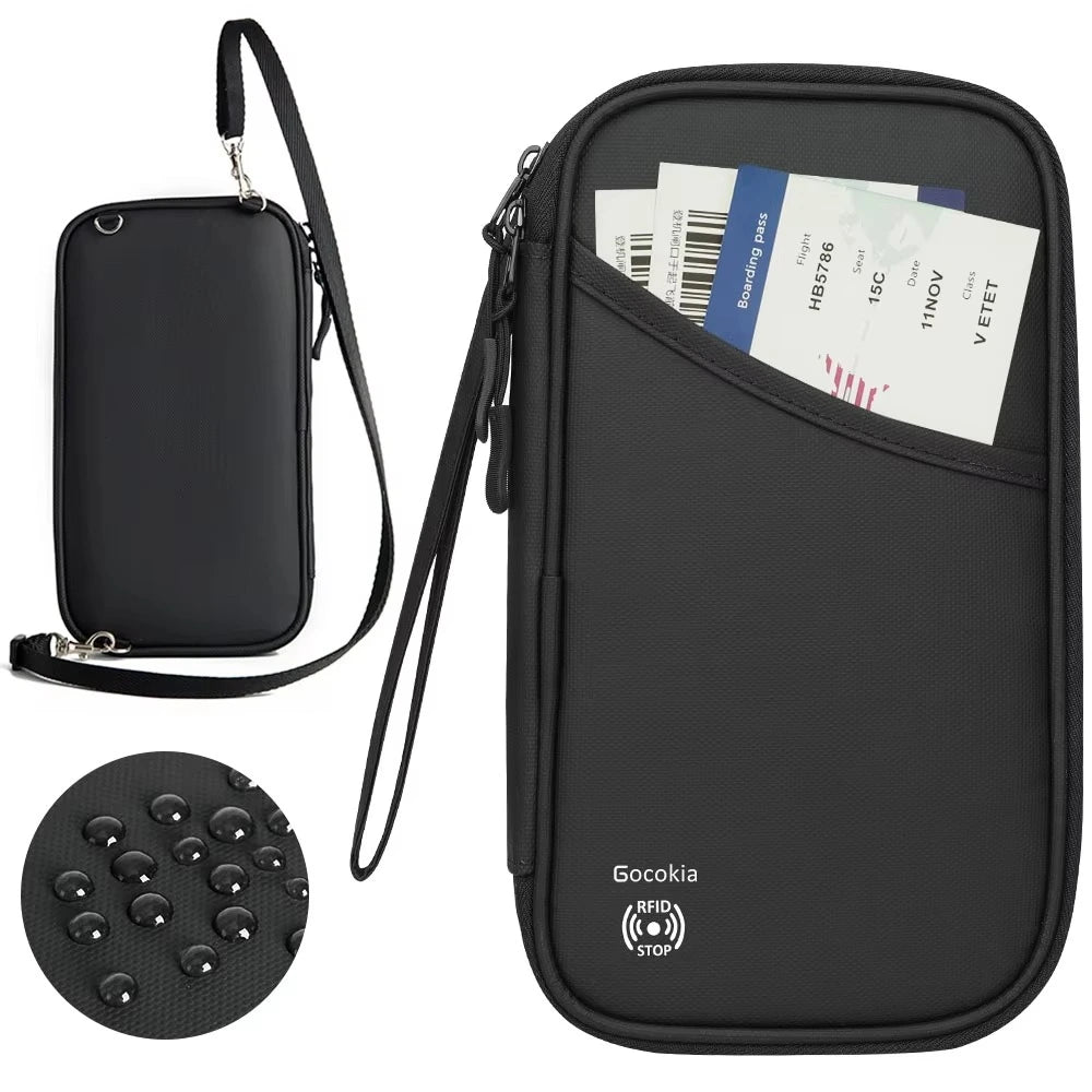 New Passport Travel Wallet Passport Holder Multi-Function Credit Card Package ID Document Multi-Card Storage Pack Clutch