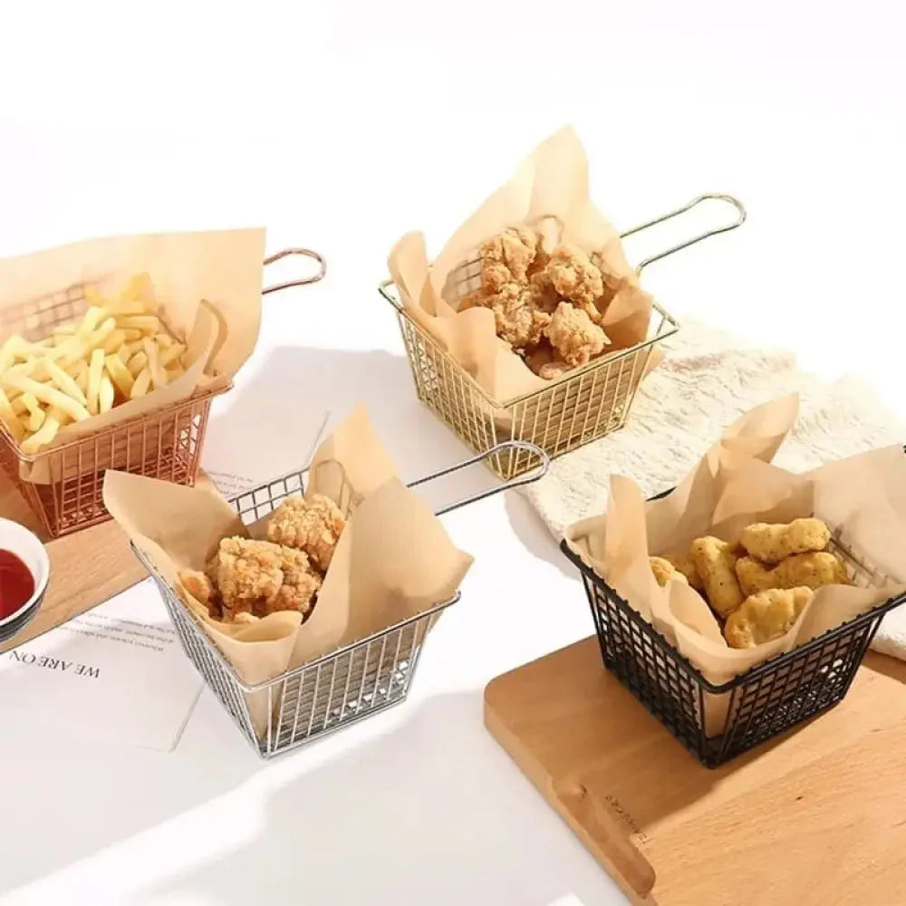 Mini Square Iron Fries Basket