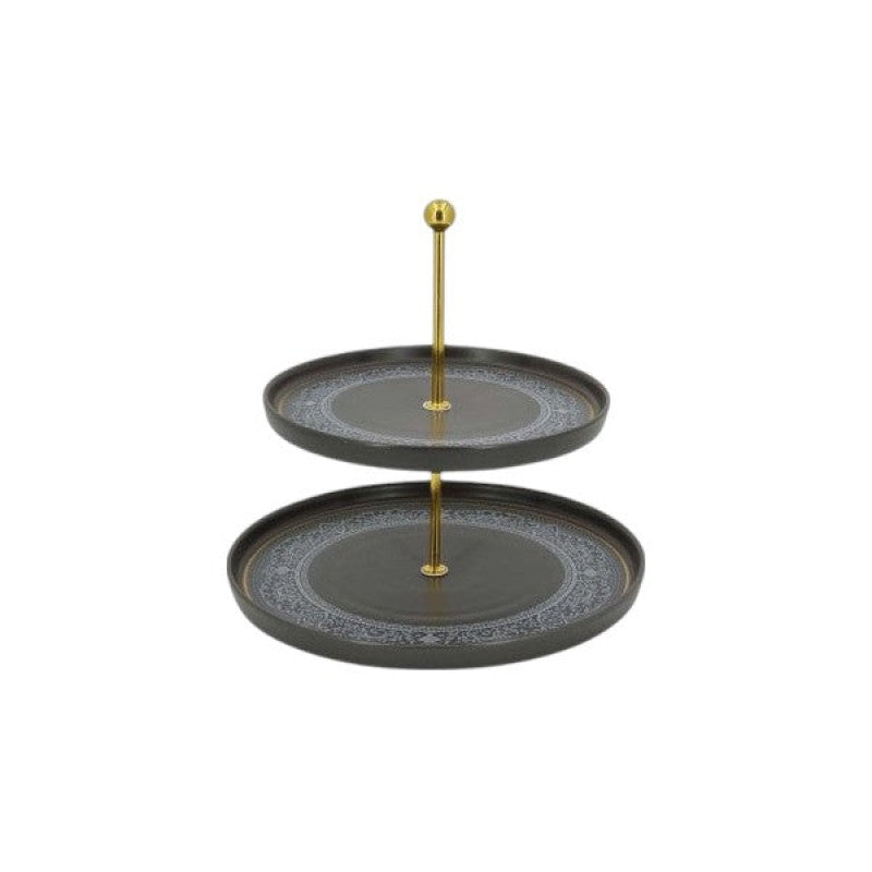 2Tier Pastry Gray Full Design 12c-MK265