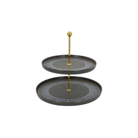 2Tier Pastry Gray Full Design 12c-MK265