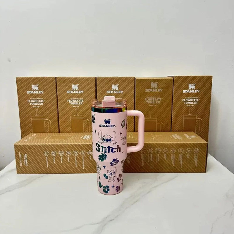 Stitch Island Breeze Tumbler – 40oz | Disney-Themed Drinkware