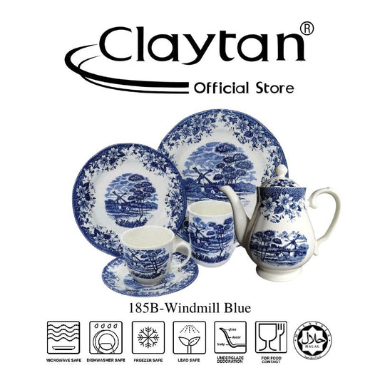 Claytan Complete Range Lead Safe Ceramic Tableware