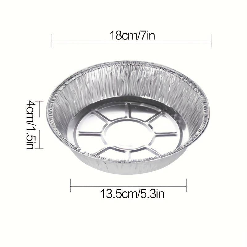 10 Pack of Aluminum Disposable Foil Plates