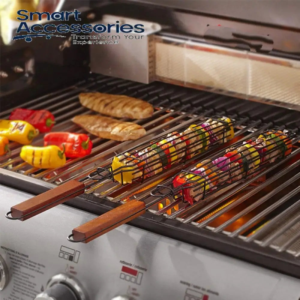 Portable BBQ Grill Basket Stick