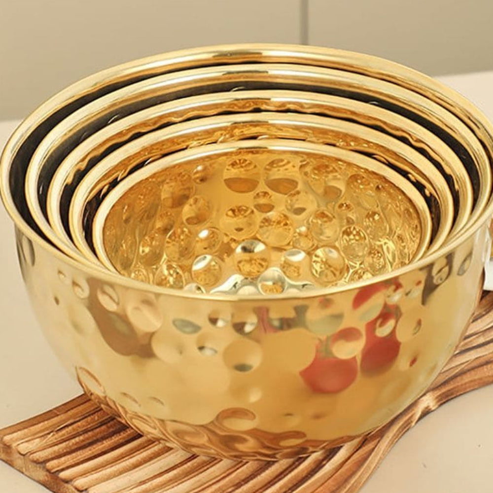 PREMIUM GOLD FINISH STAINLESS STEEL BOWL – MULTIPURPOSE