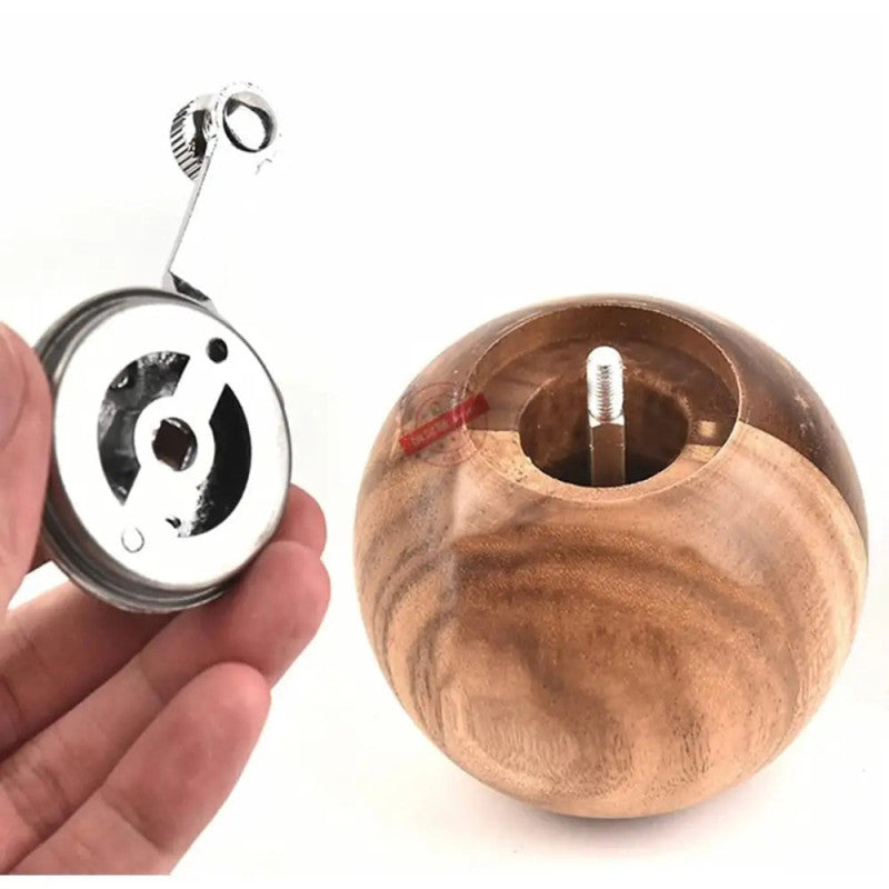 Premium Wooden Pepper & Spice Grinder – Hand Crank Seasoning Mill