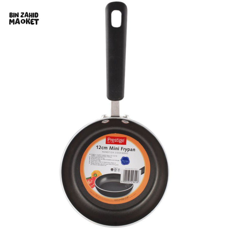 PRESTIGE MINI FRYPAN 12CM RED – NON-STICK SMALL FRYING PAN FOR EGGS & QUICK MEALS