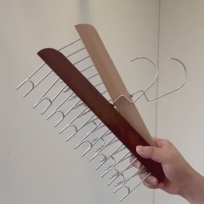 Multifunctional Solid Wood Clothes Hanger