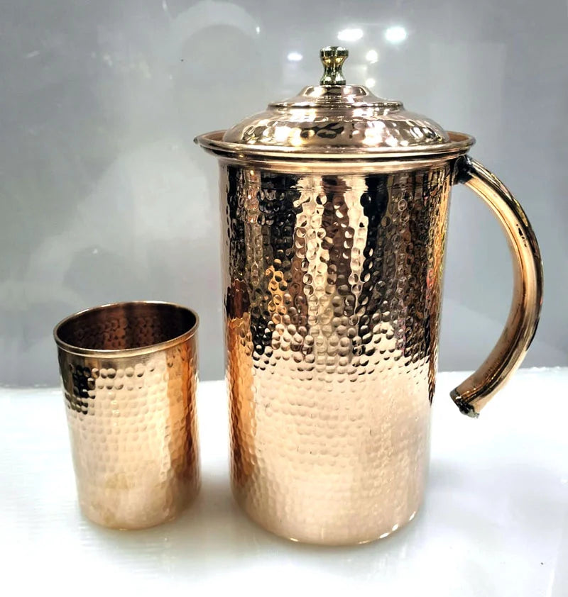 Hammered Copper Jug