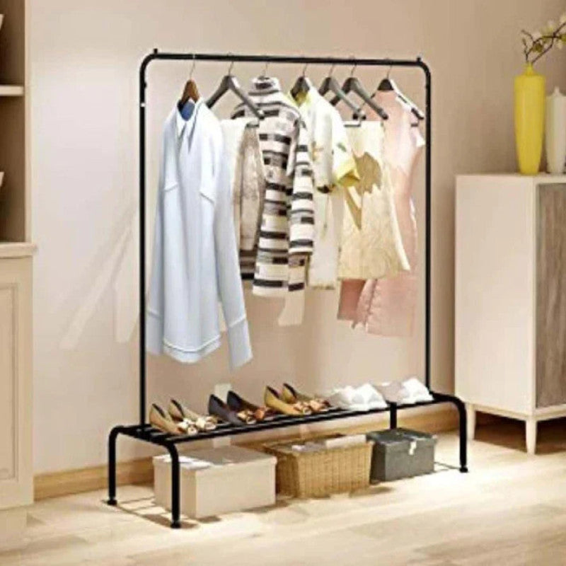 Clothes Dryer Rack With Shoes Rack Shelf