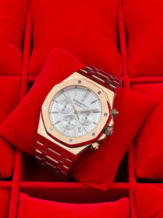 Audemars Piguet Rose |White  |Chrono