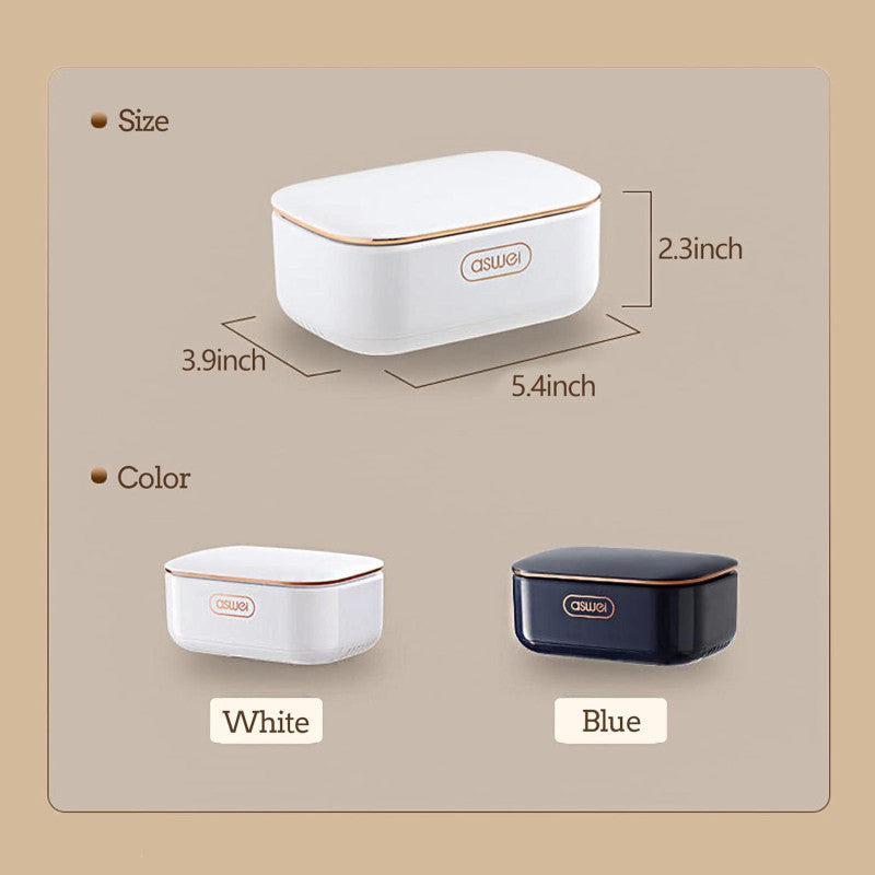 Wall Mounted Soap Holder Dish Tray With Lid