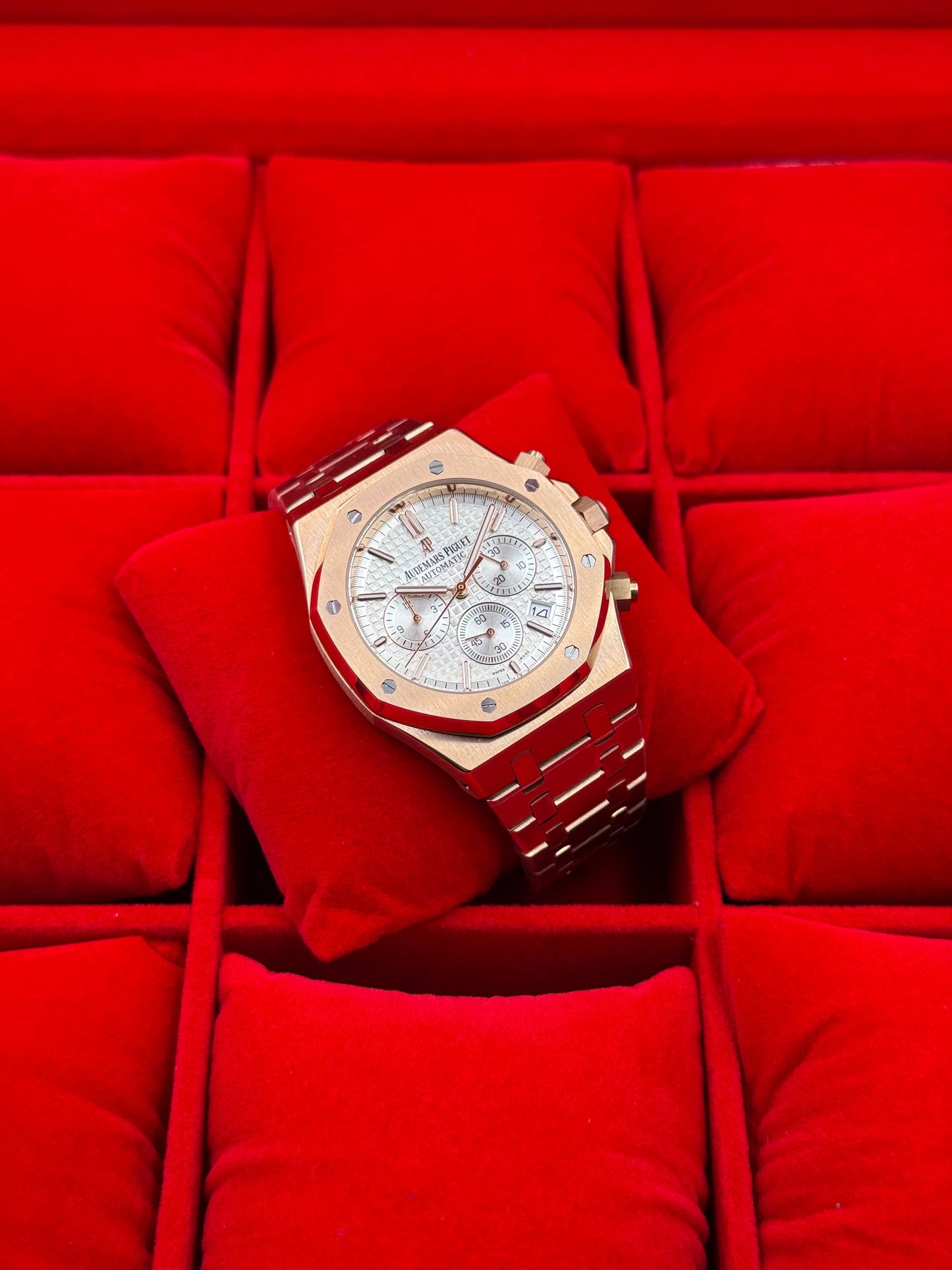 Audemars Piguet Rose |White  |Chrono