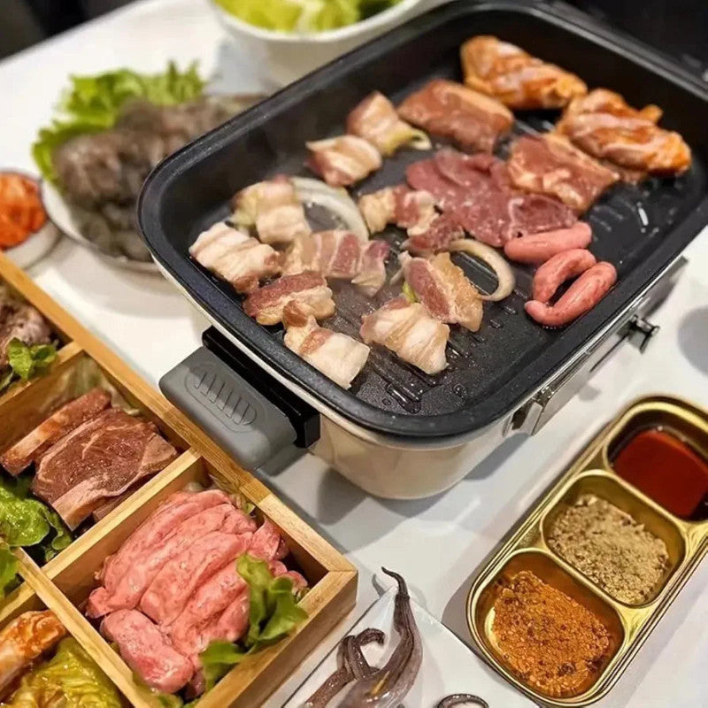 3 Portion Stainless Steel Sauce Tray