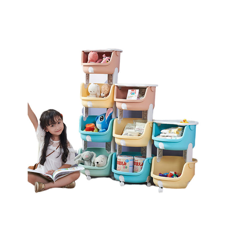 2 Tier Kids Toy Storage Trolley – Mobile Organizer for Toys & Essentials | Adornia.pk