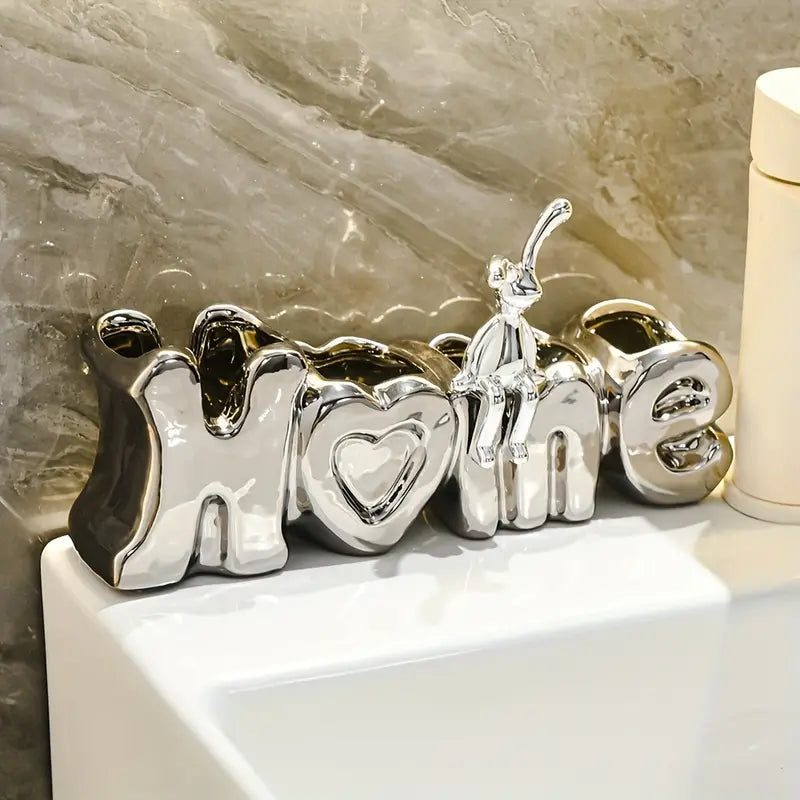 HOME Ceramic Toothbrush Holder