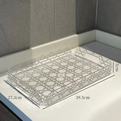 Transparent Luxury Multipurpose Tray Organizer