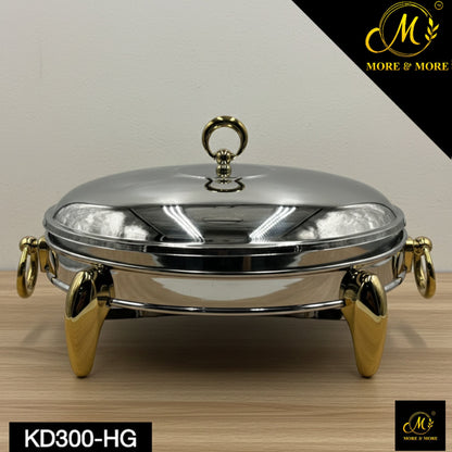 Food Warmer Dish With Burners (Capacity: 3.0 Liter)