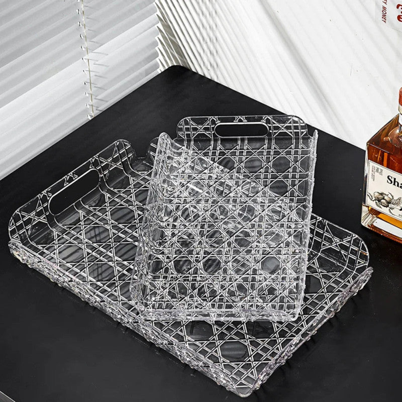 Transparent Luxury Multipurpose Tray Organizer