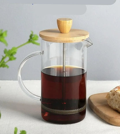 Multifunctional Coffee French Press Pot With Filter high borosilicate glass Hand Punch Coffee Pot