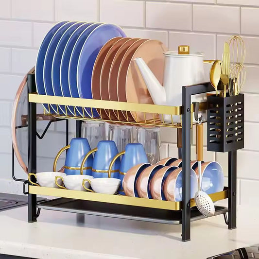 Multifunctional Kitchen Storage Dish Rack (2 Layer)