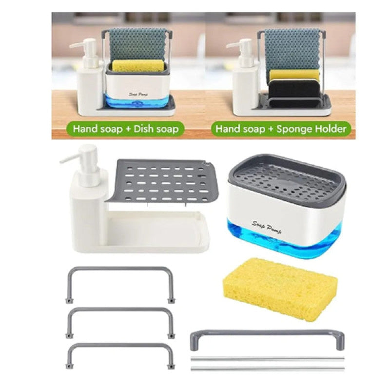 Soap Pump Dispenser | Refillable Liquid Soap Bottle for Bathroom, Kitchen & Hand Wash Station