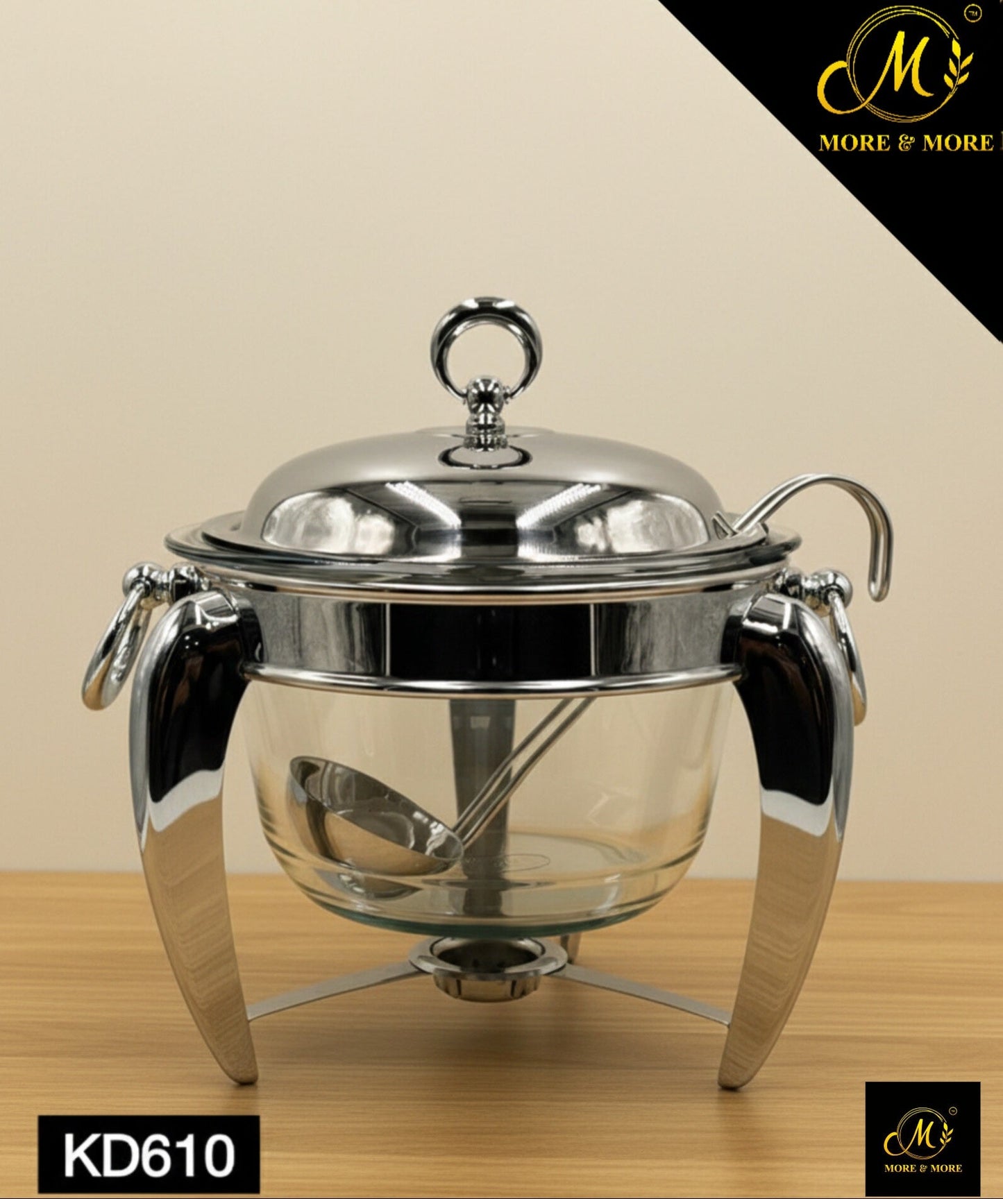 Food Warmer Bowl With Burner (Capacity: 4.0 Liter)